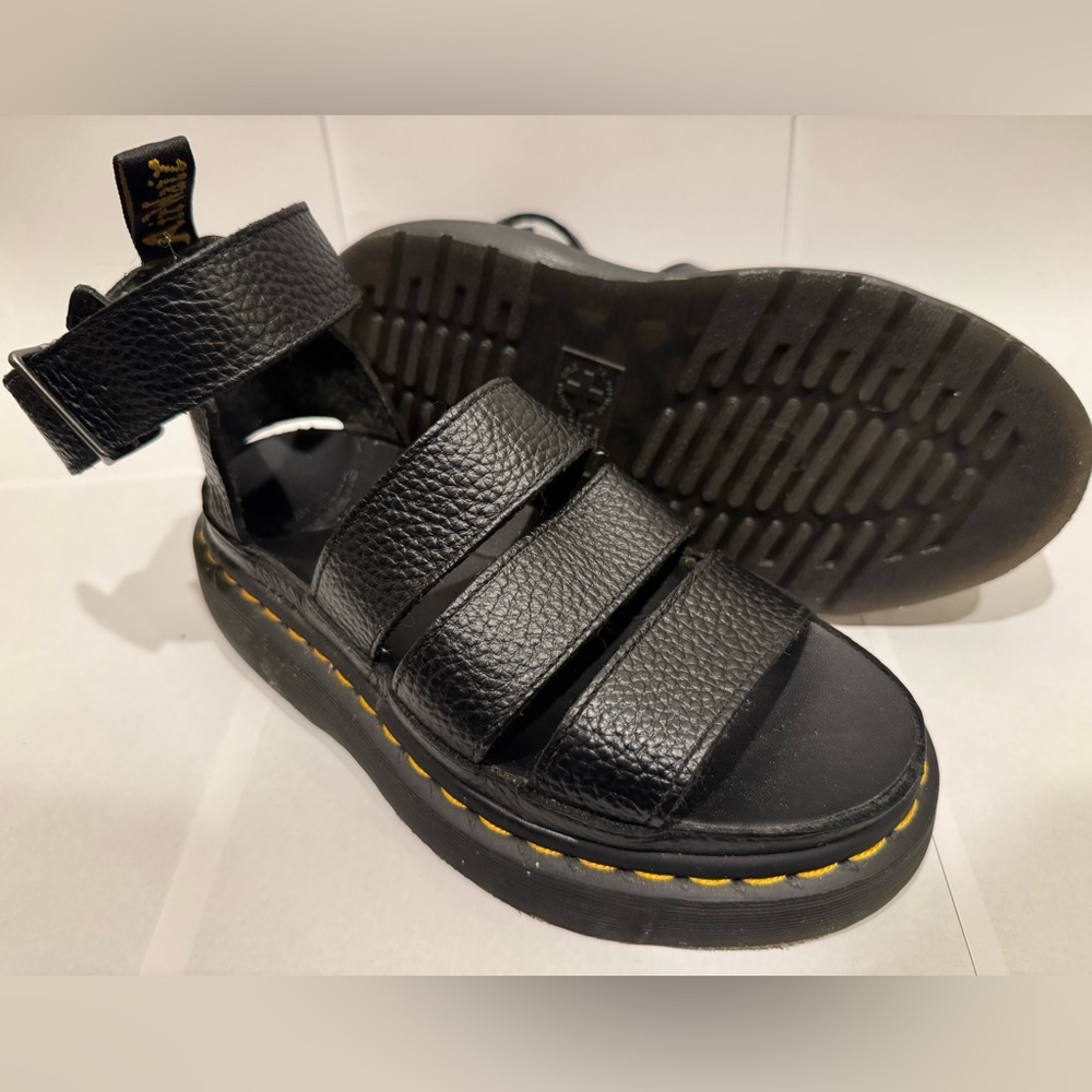 Dr Martens - CLARISSA II WOMEN'S LEATHER PLATFORM SANDALS